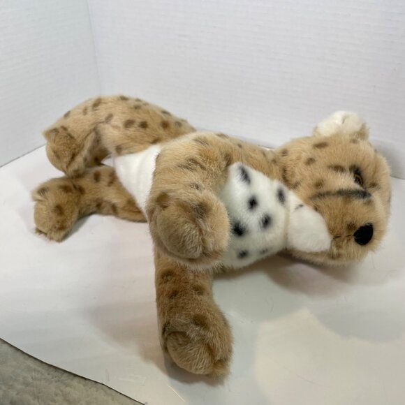 Douglas Cheetah Cub Plush Toy - Soft Stuffed Animal 10" - Polyester Fiber & Plas - Picture 3 of 12